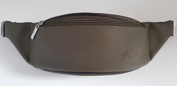 Lacoste Khaki Zipped Belt Bag Etsy Sweden