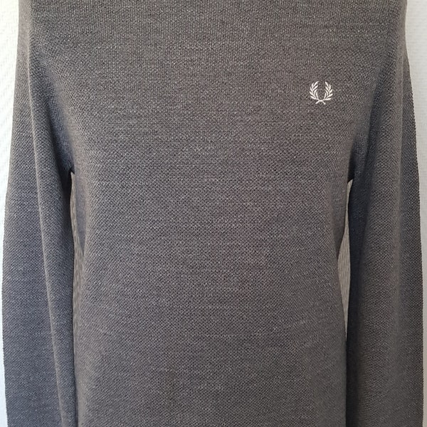 Fred Perry Heather Gray Sweater