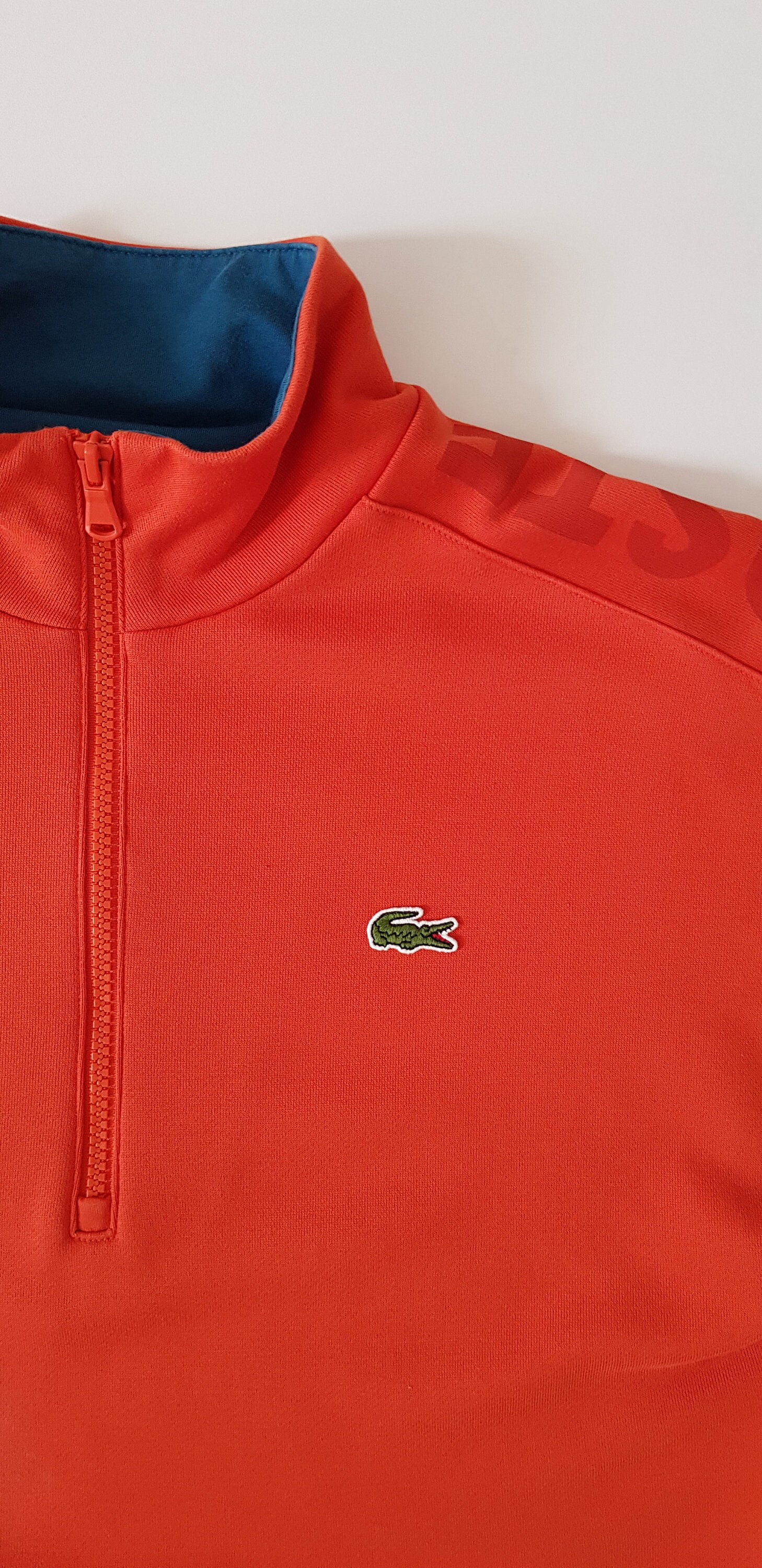 Lacoste Zipped Sweatshirt - Etsy