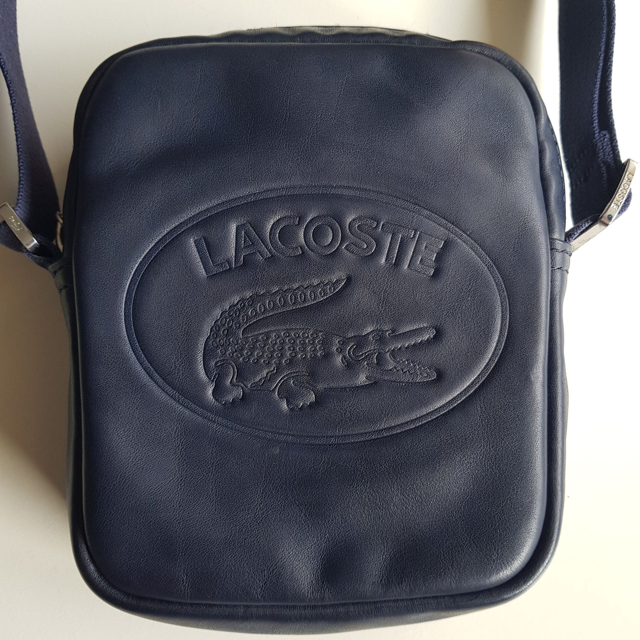 Lacoste L.12.12 Casual Embossed Vertical Camera Bag