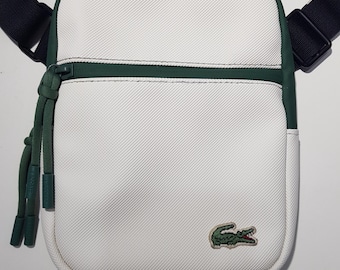 White Lacoste bag