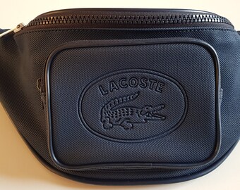 Vintage 80 s Navy Blue Belt Bag Lacoste Etsy