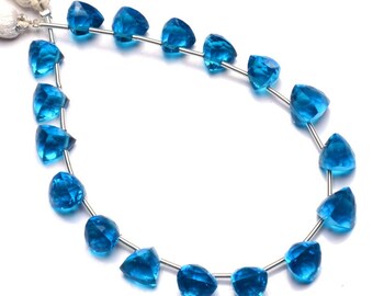 Neon apatite faceted 3D trillion