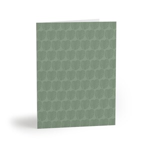 Green Monstera Greeting Card
