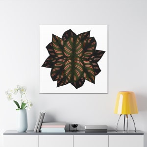 Calathea Pinstripe Canvas