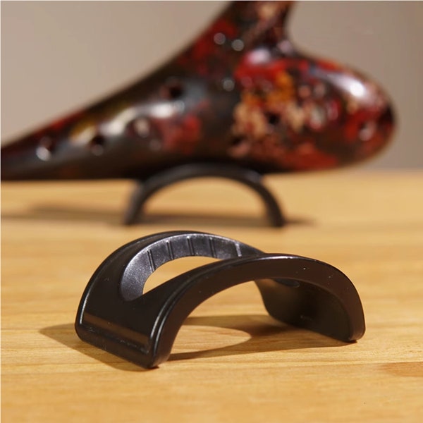 Ocarina Stand, Three Tube Ocarina Holder, 12 Hole Ocarina Stand, Vintage Ocarina Stand, Ocarina Display Stand, Ocarina Base Instrument Stand