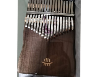 Wooden Kalimba, Thumb Piano, 17-key Thumb Piano, Fan-shaped Square Thumb Piano, Soft-tone Finger Thumb Piano, Valentine's Day Gift