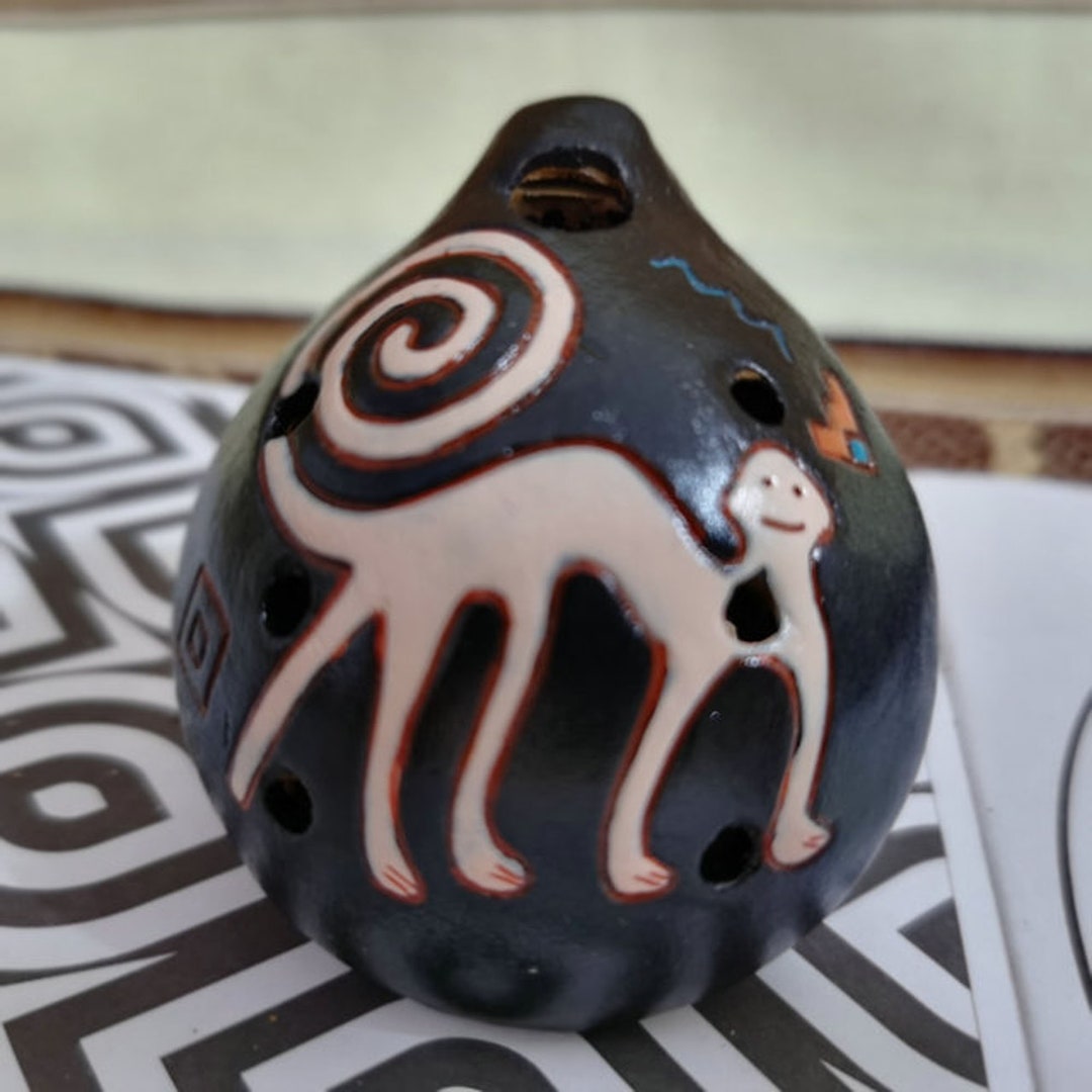 Handmade Ocarina Peruvian Ocarina Totem Ocarinaclassical Etsy