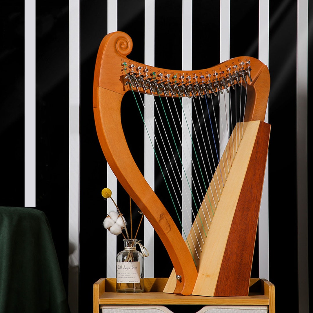 Harp,15/19 Tone Harp,solid Wood Harp, Portable Instrument, Harp for