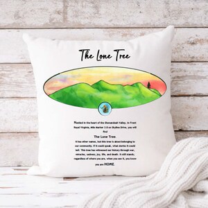 The Lone Tree Pillow
