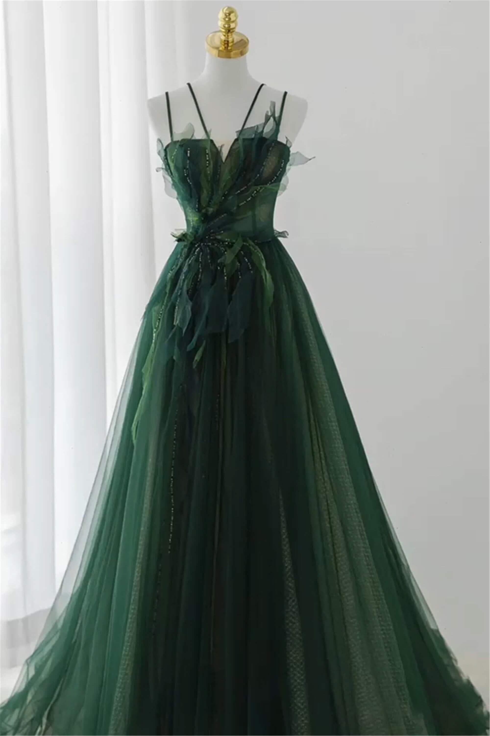 Green Wedding Dress - Etsy Nederland