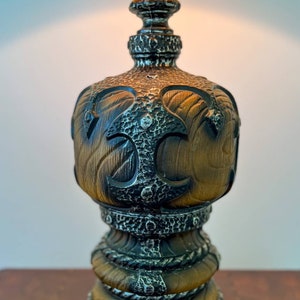 Vintage Retro Brutalist  Era Styled Table Lamp