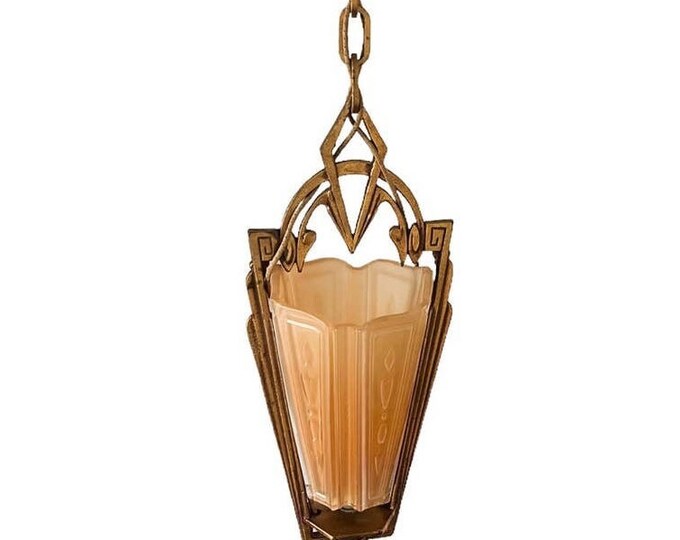 This item is unavailable - Etsy - Art Deco Hulu Hung Nova Lamp