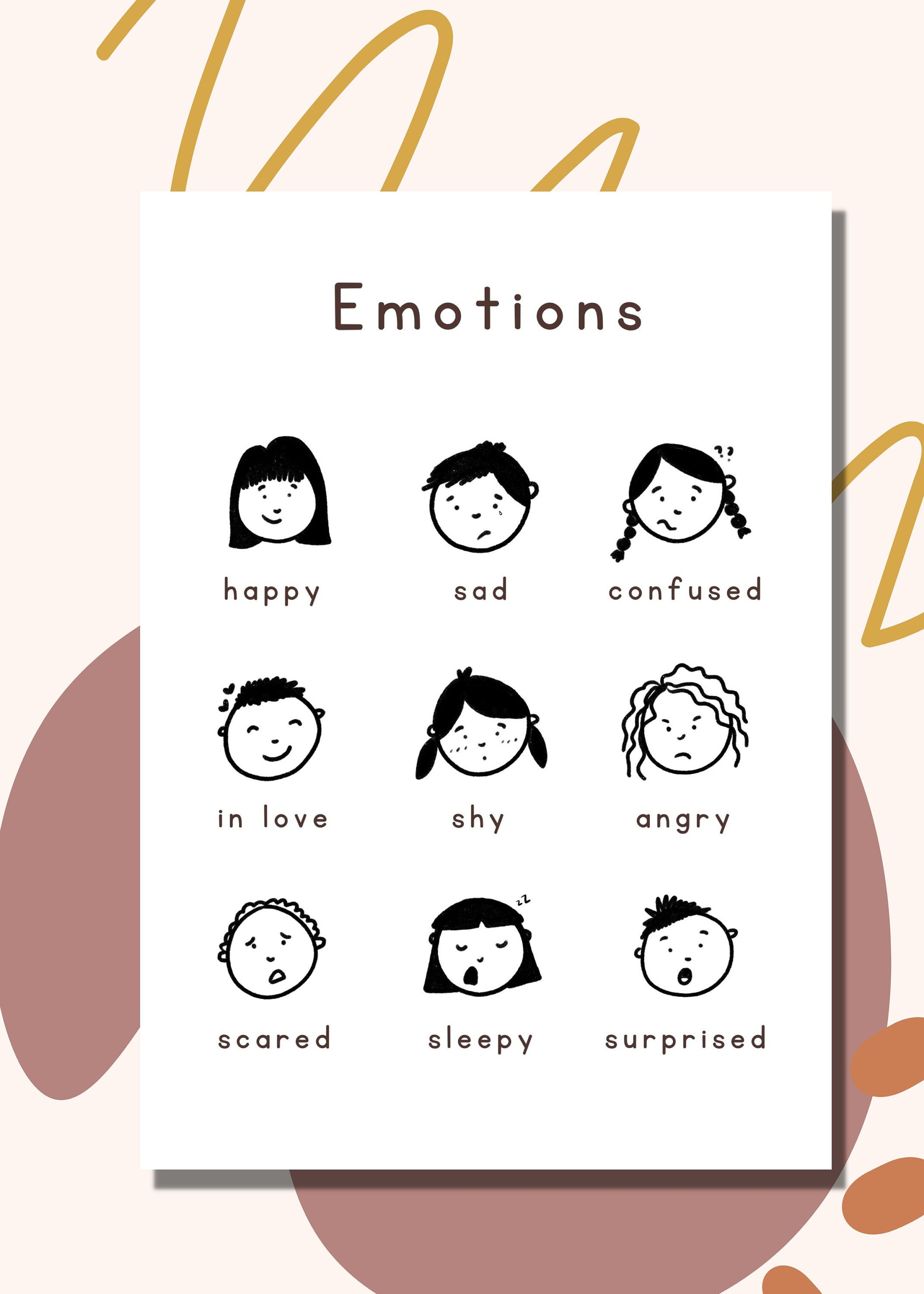 Educational Printable Poster for Kids, Educational Wall Art, Montessori