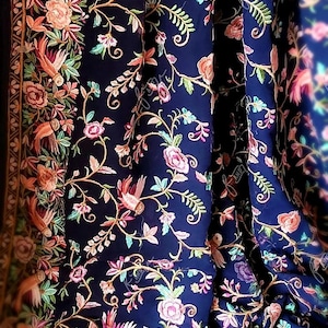 Parsi embroidery saree on Georgette.