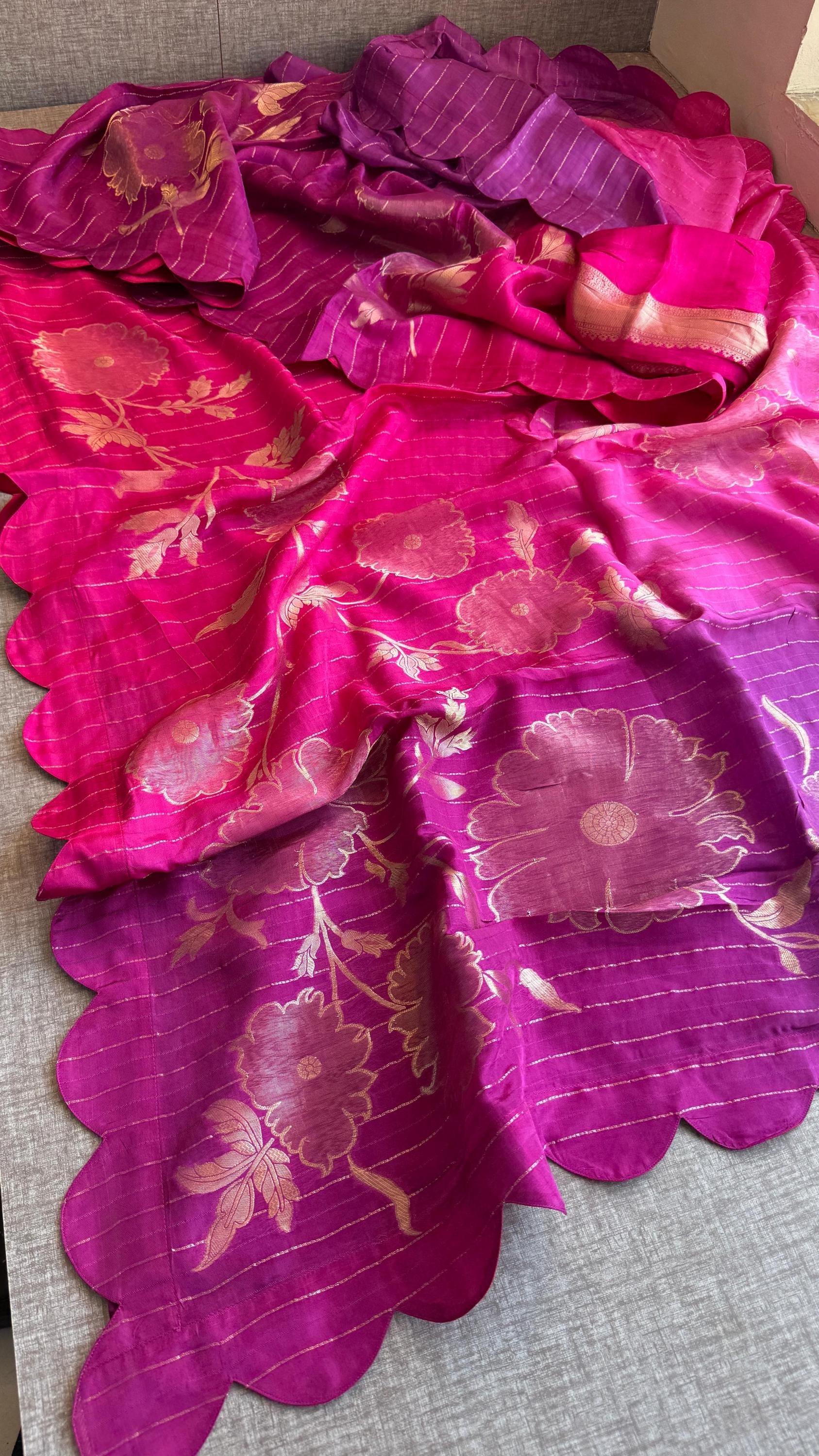 Banarasi Crepe Silk Saree