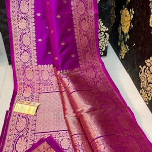 pure handloom Katan silk saree