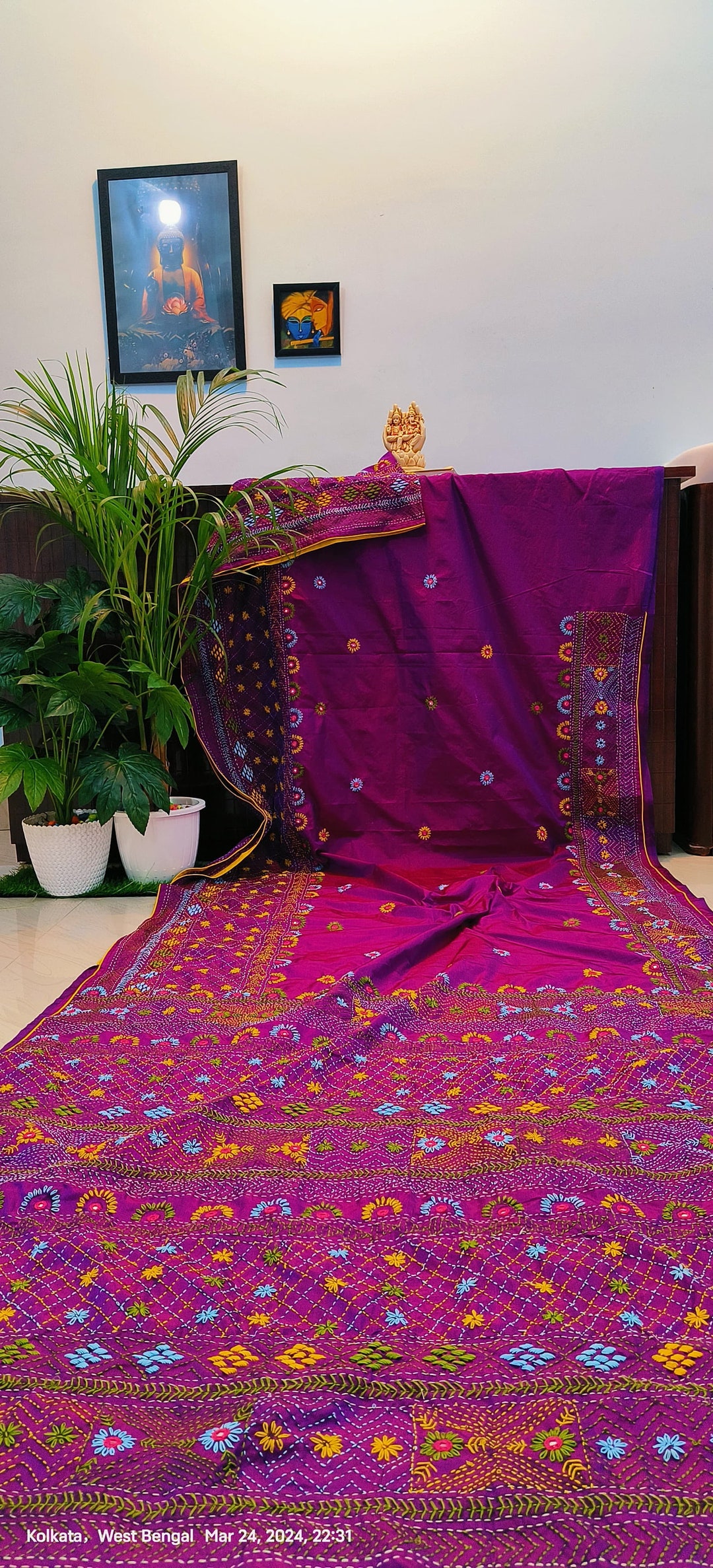 Buy Exclusive Lambani Stitch Saree on Bangalore Silk Online in