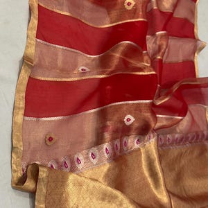 Handloom Banarasi pure organza kora and tissue silk sarees…Exclusive Design,Zari Satin …Ektara kora zari combination Brocaded with Alfi