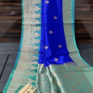 Pure handlooom Banarasi Katan silk saree