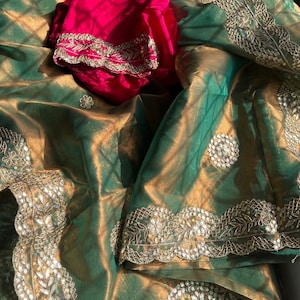 Pure handloom zari tissue silk saree