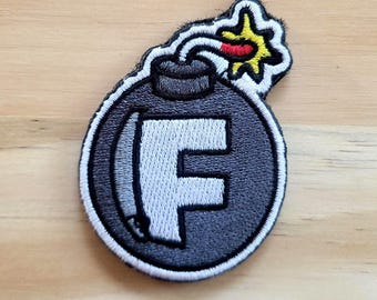 F BOMB Tactical Morale Patch Hook and Loop