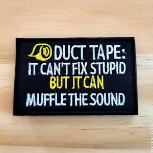 DUCT TAPE Tactical Morale Patch Hook and Loop