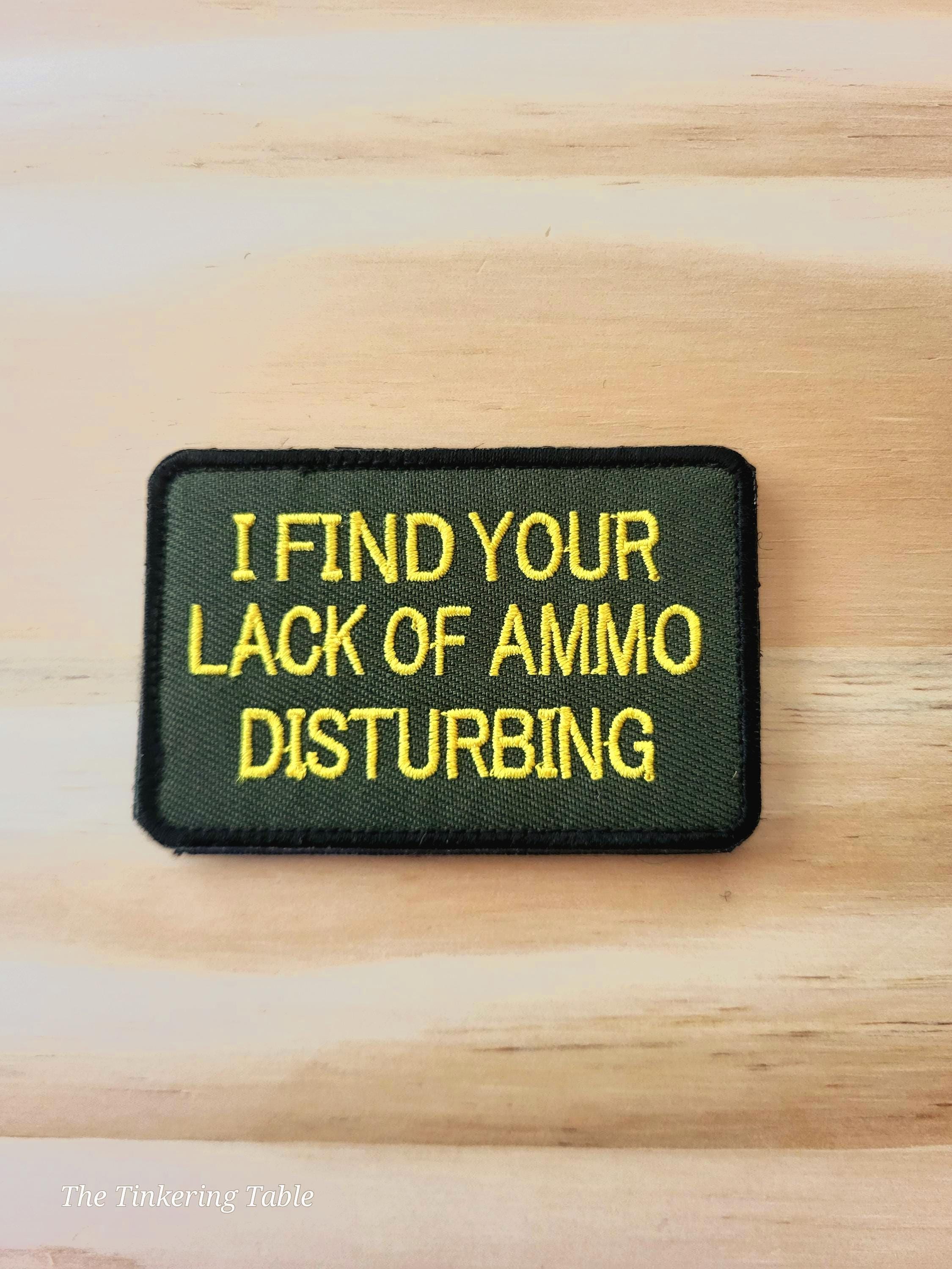 LACK OF AMMO Tactical Morale Patch Hook and Loop - Etsy