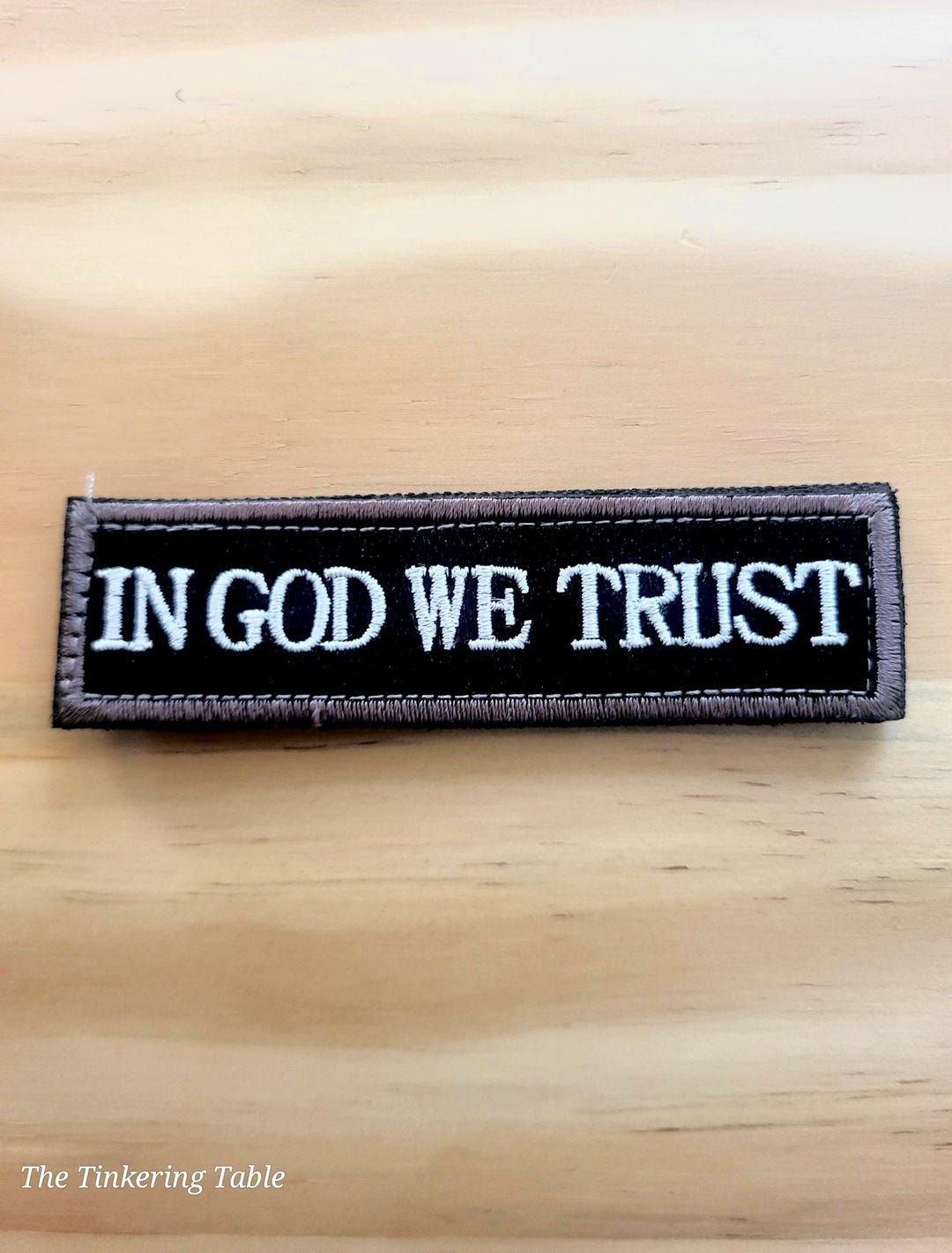 IN GOD We TRUST (black) Tactical Morale Patch Hook and Loop - Etsy