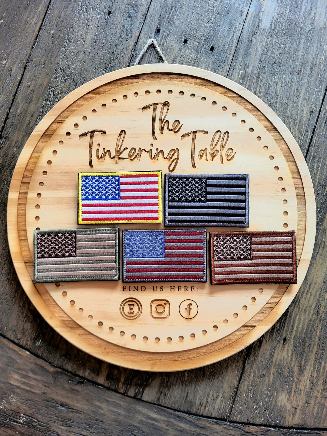 AMERICAN FLAGS Tactical Morale Patch Hook and Loop - Etsy