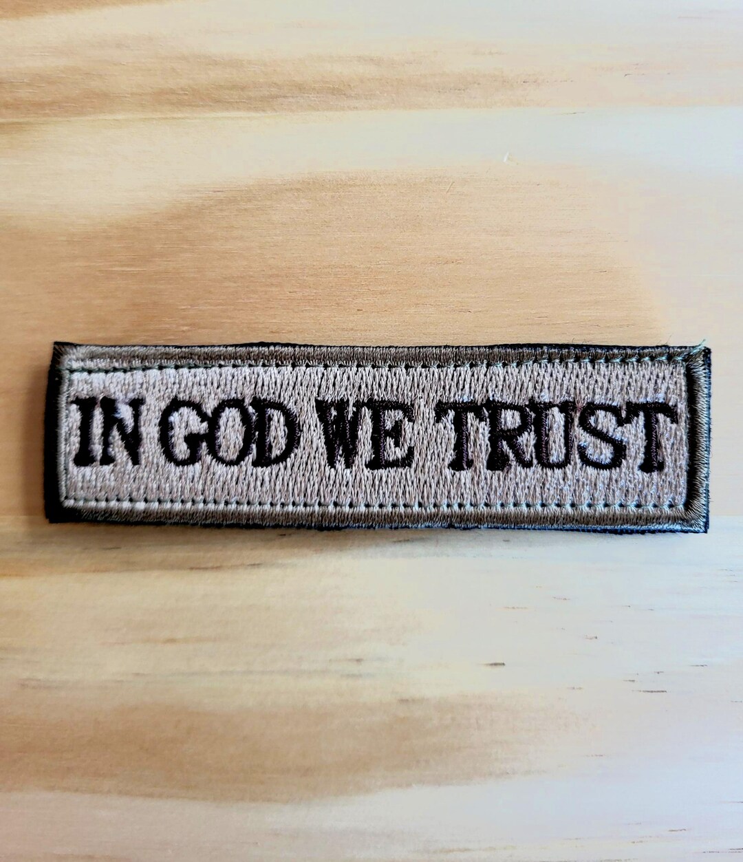 IN GOD We TRUST Tactical Morale Patch Hook and Loop - Etsy
