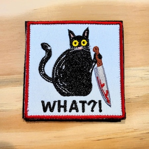 WHAT CAT Tactical Morale Patch Hook and Loop