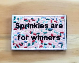 LAS CHISPAS SON PARA GANADORES Parche táctico de moral con velcro