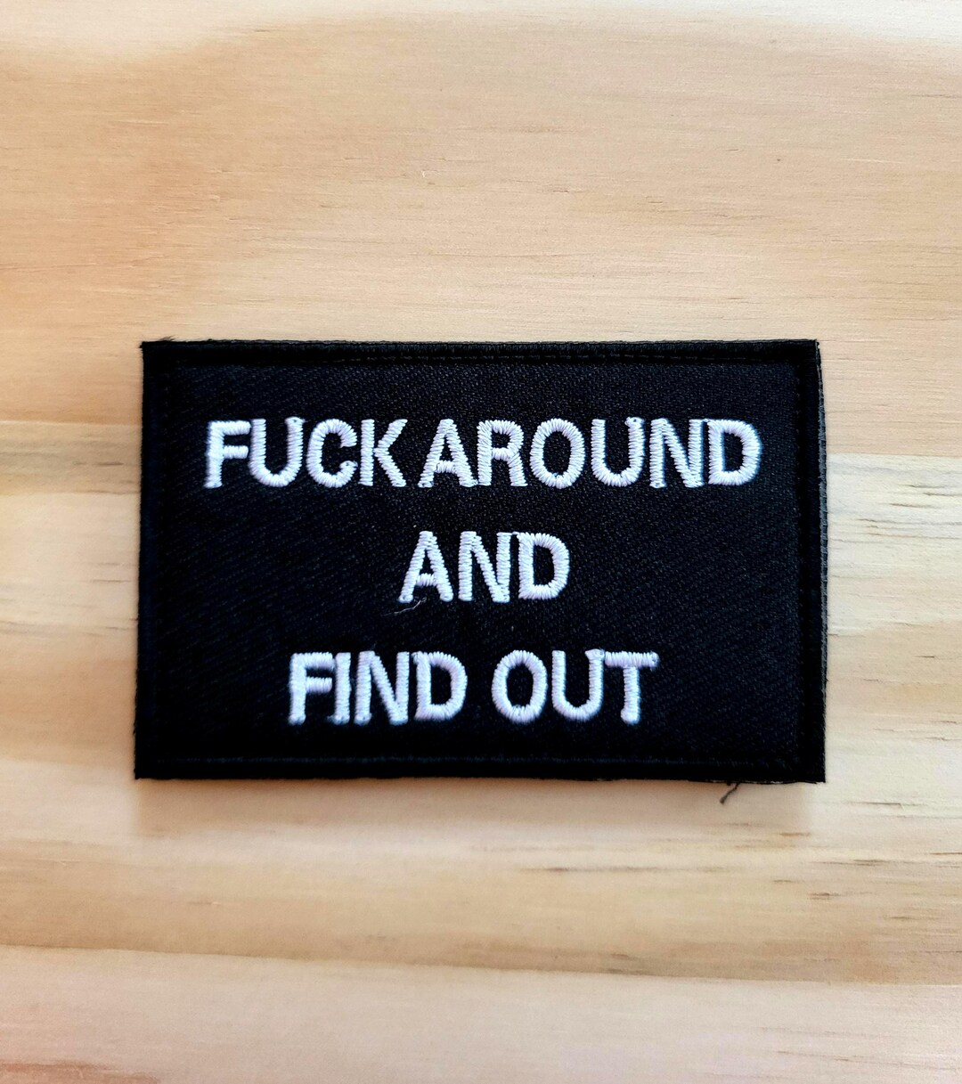 F AROUND and FIND Out Tactical Morale Patch Hook and Loop - Etsy