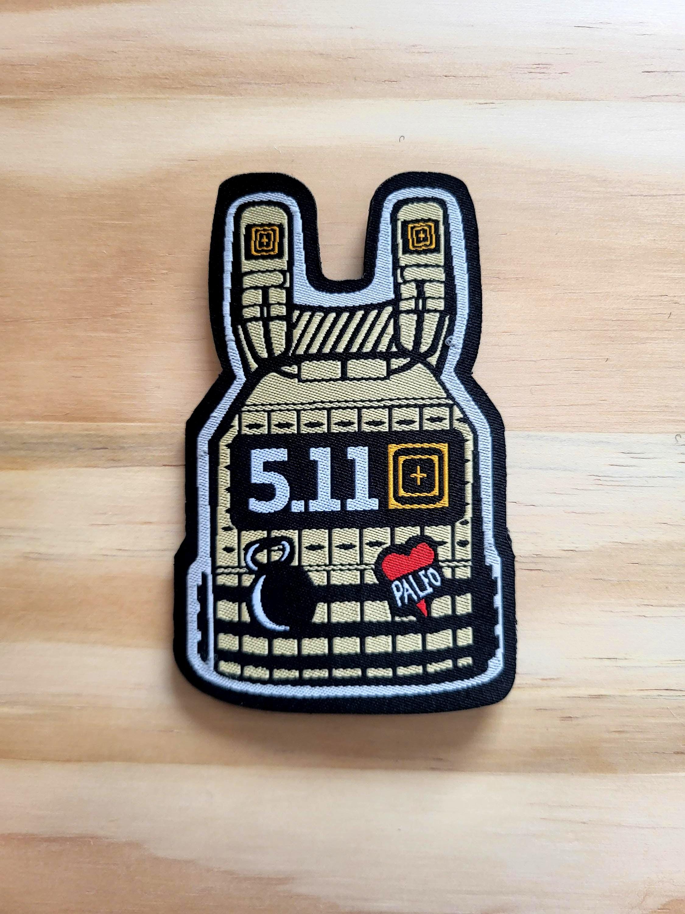Crochet d'insigne tactique patch moral ukrainien service frontalier de