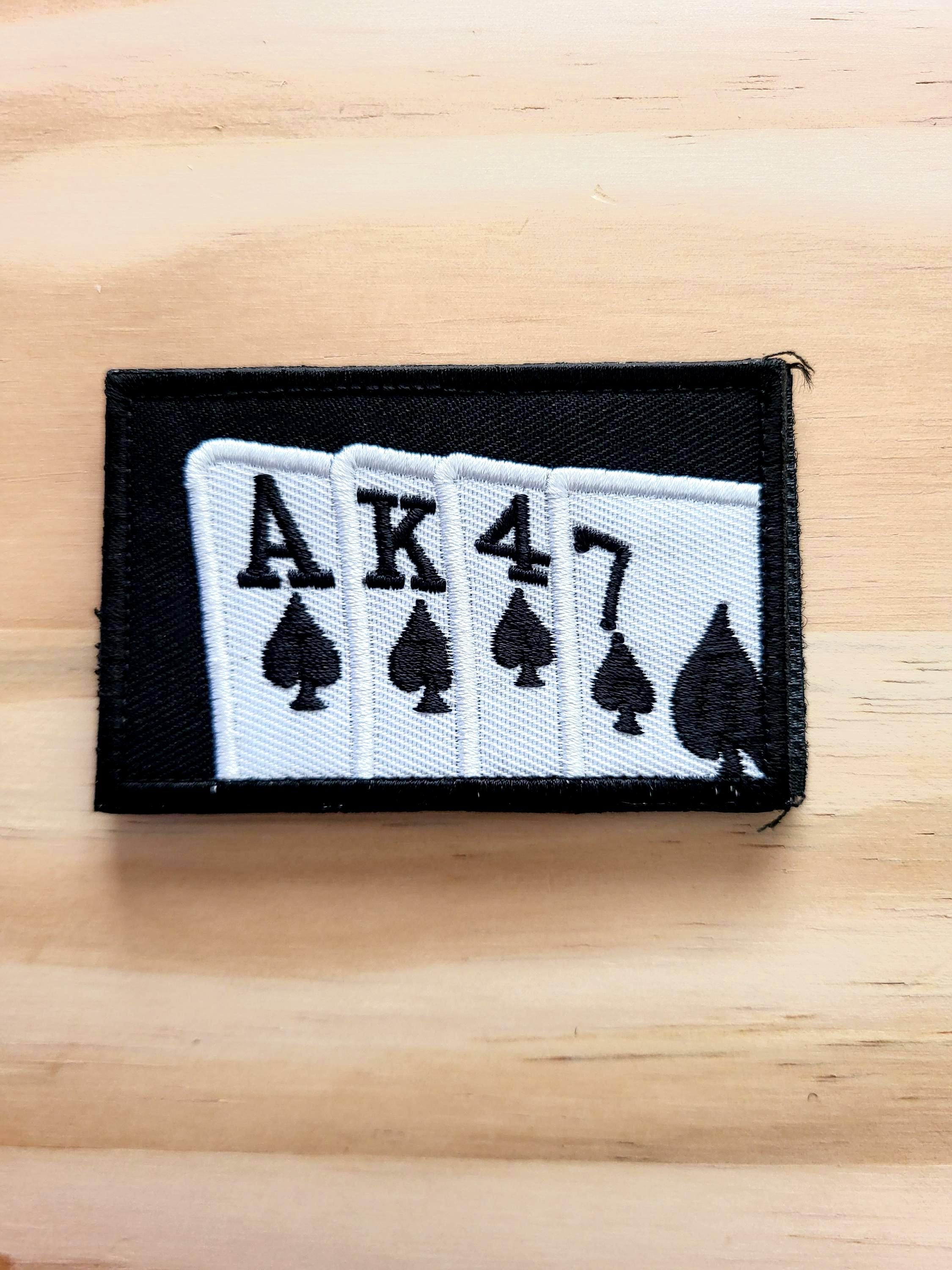 AK47 CARDS Tactical Morale Patch Hook and Loop - Etsy
