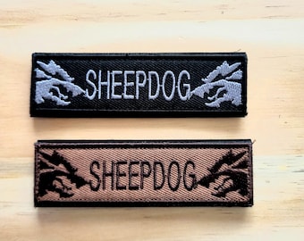 Parche de moral táctica con gancho y bucle SHEEP DOG