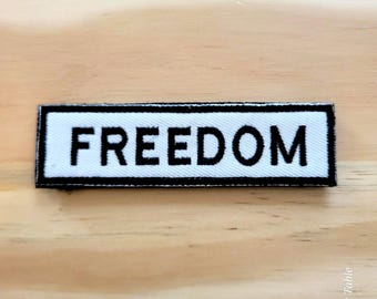 Parche de moral táctica FREEDOM con velcro