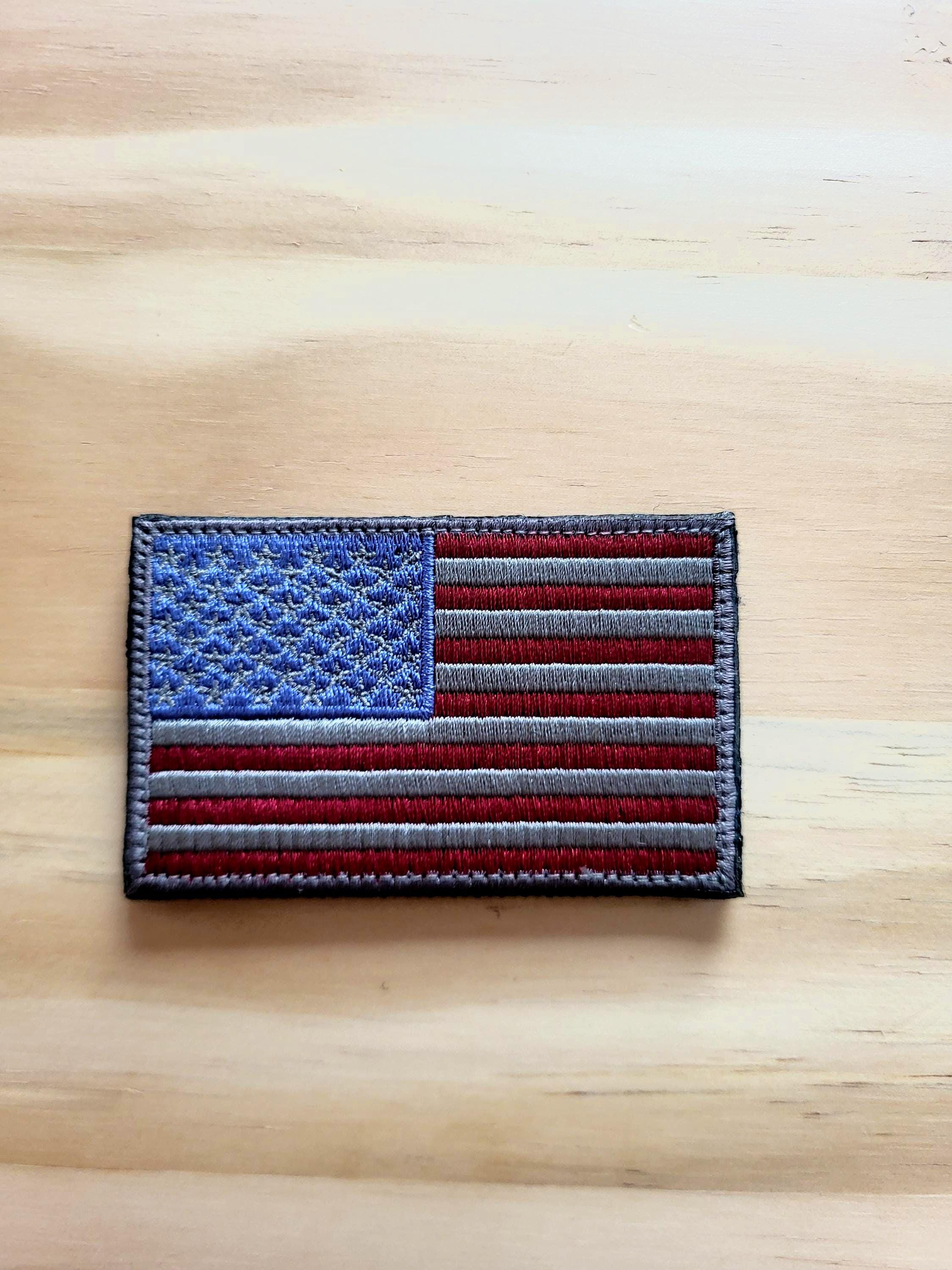 AMERICAN FLAGS Tactical Morale Patch Hook and Loop - Etsy