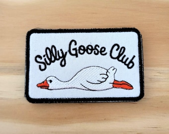 Parche táctico de moral SILLY GOOSE CLUB con cierre de velcro