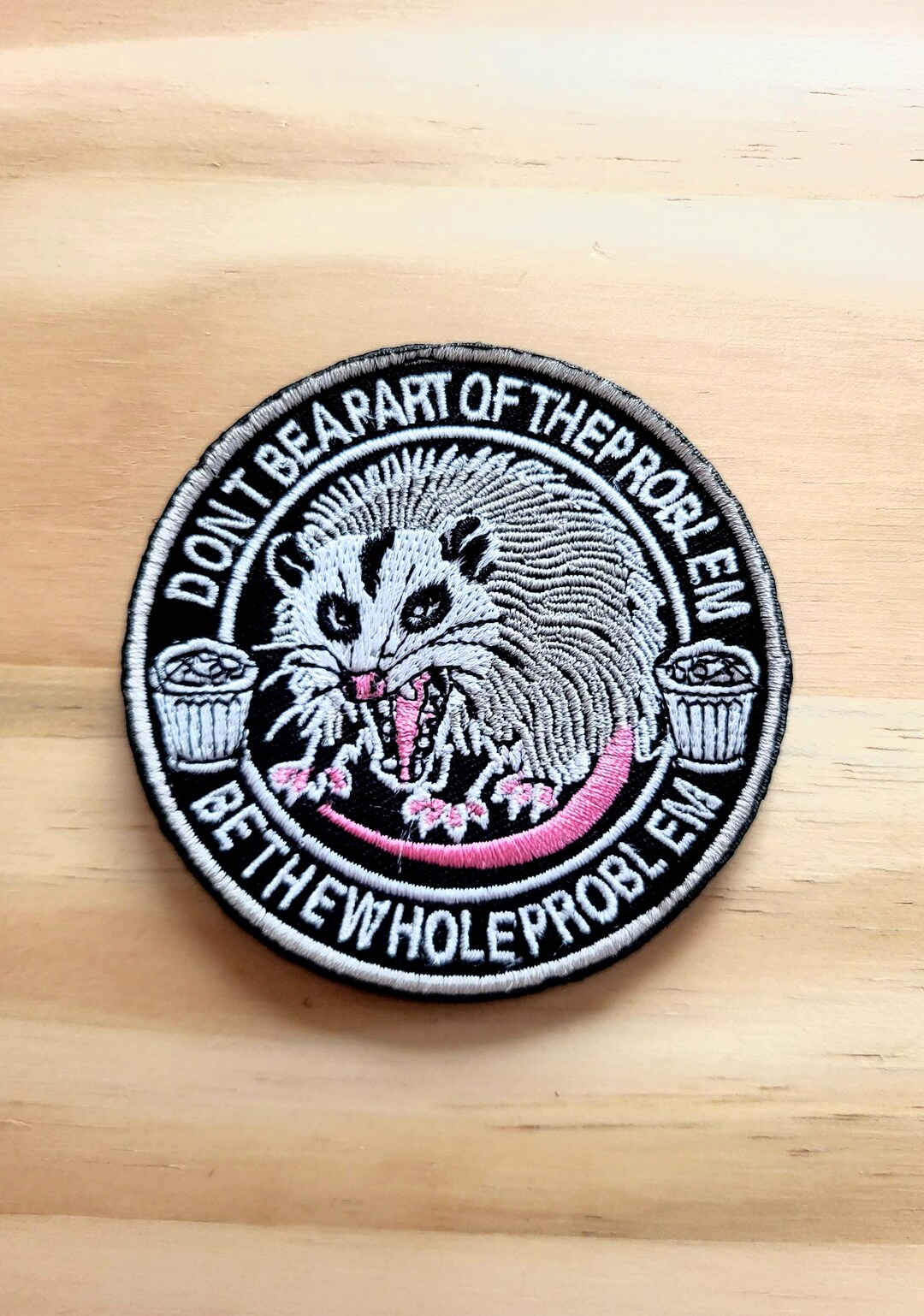 BE the WHOLE PROBLEM Tactical Morale Patch Hook and Loop - Etsy