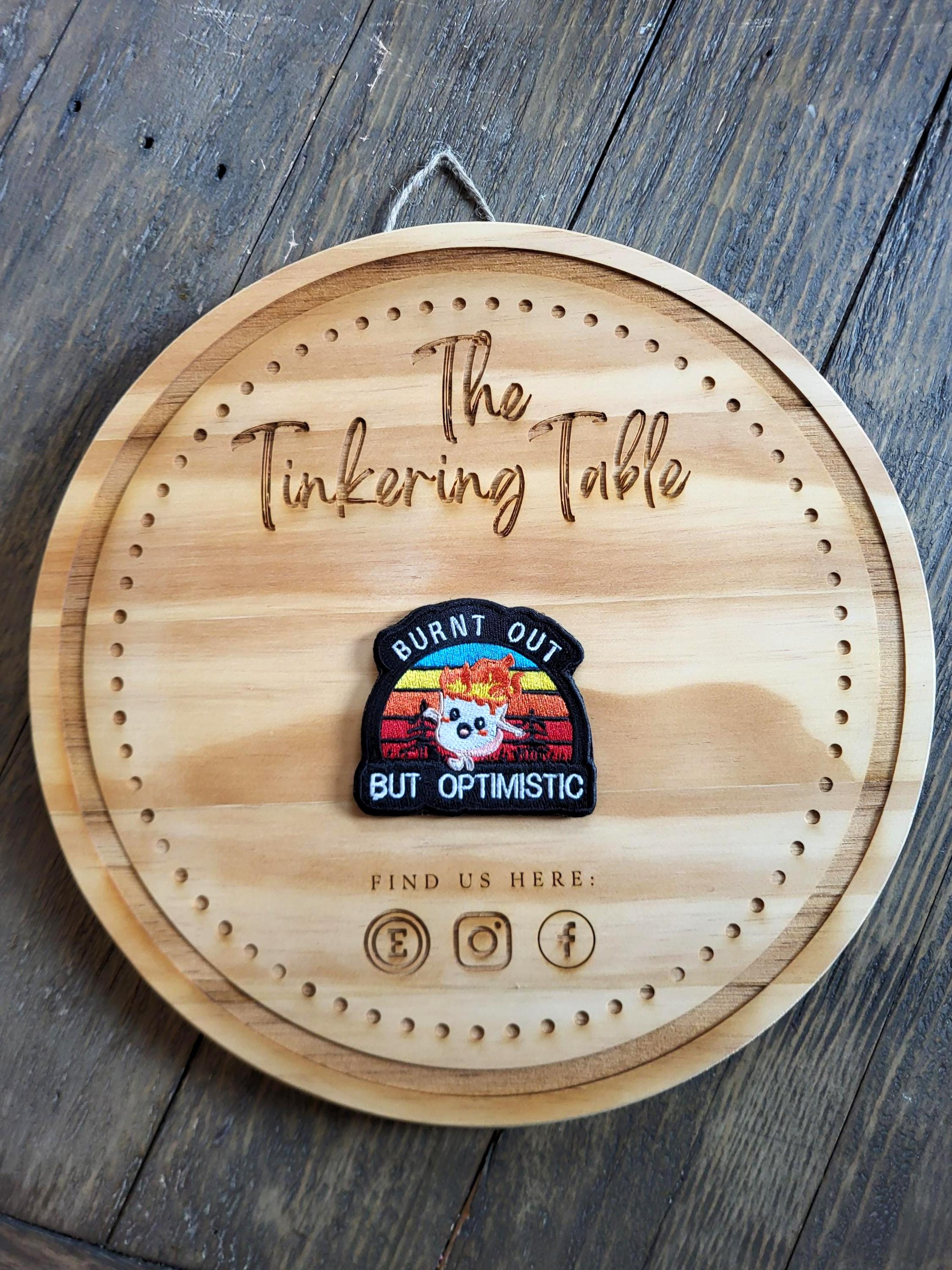 BURNT Out BUT OPTIMISTIC Tactical Morale Patch Hook and Loop - Etsy