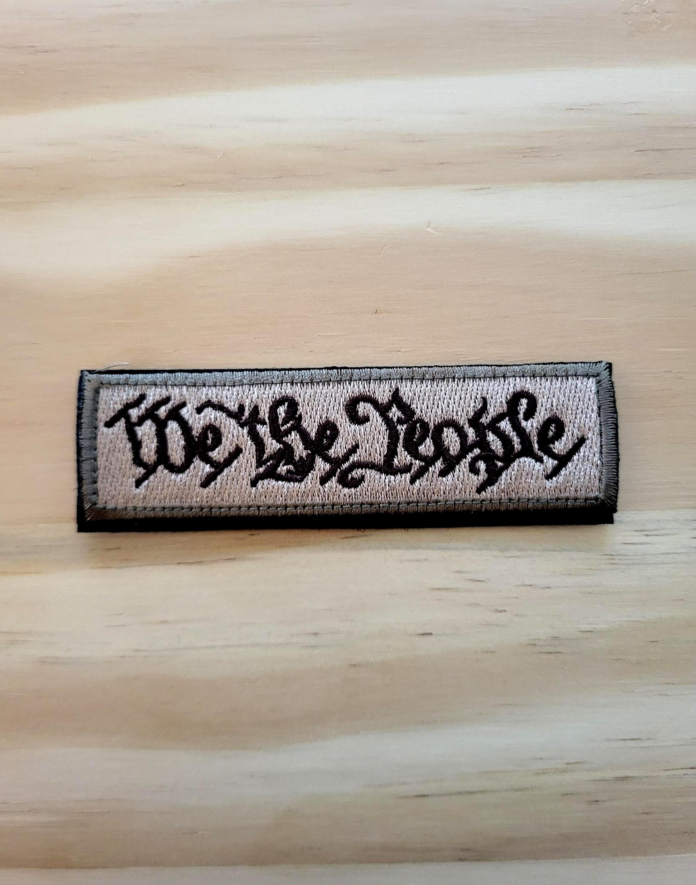 WE THE PEOPLE Tactical Morale Patch Hook and Loop - Etsy