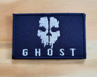 GHOST Tactical Morale Patch Hook and Loop