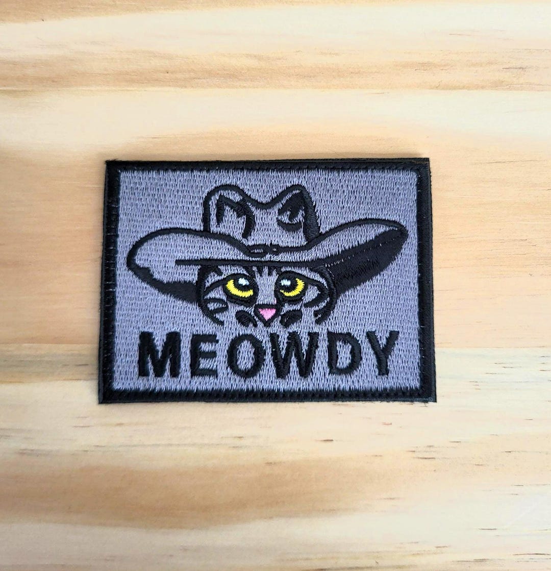 MEOWDY Tactical Morale Patch Hook and Loop - Etsy