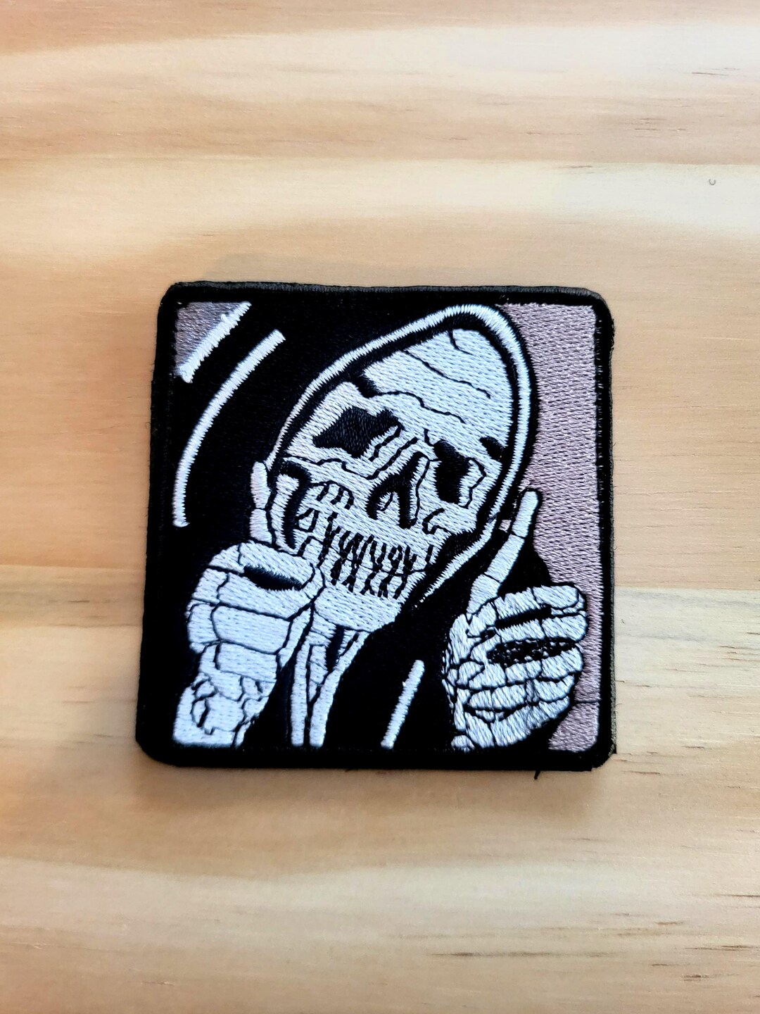 THUMBS UP SKELETON Tactical Morale Patch Hook and Loop - Etsy