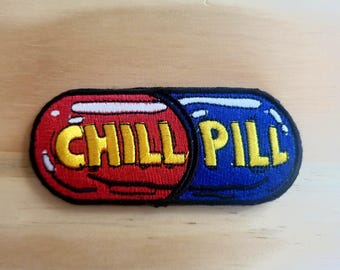 CHILL PILL Tactical Morale Patch Hook and Loop