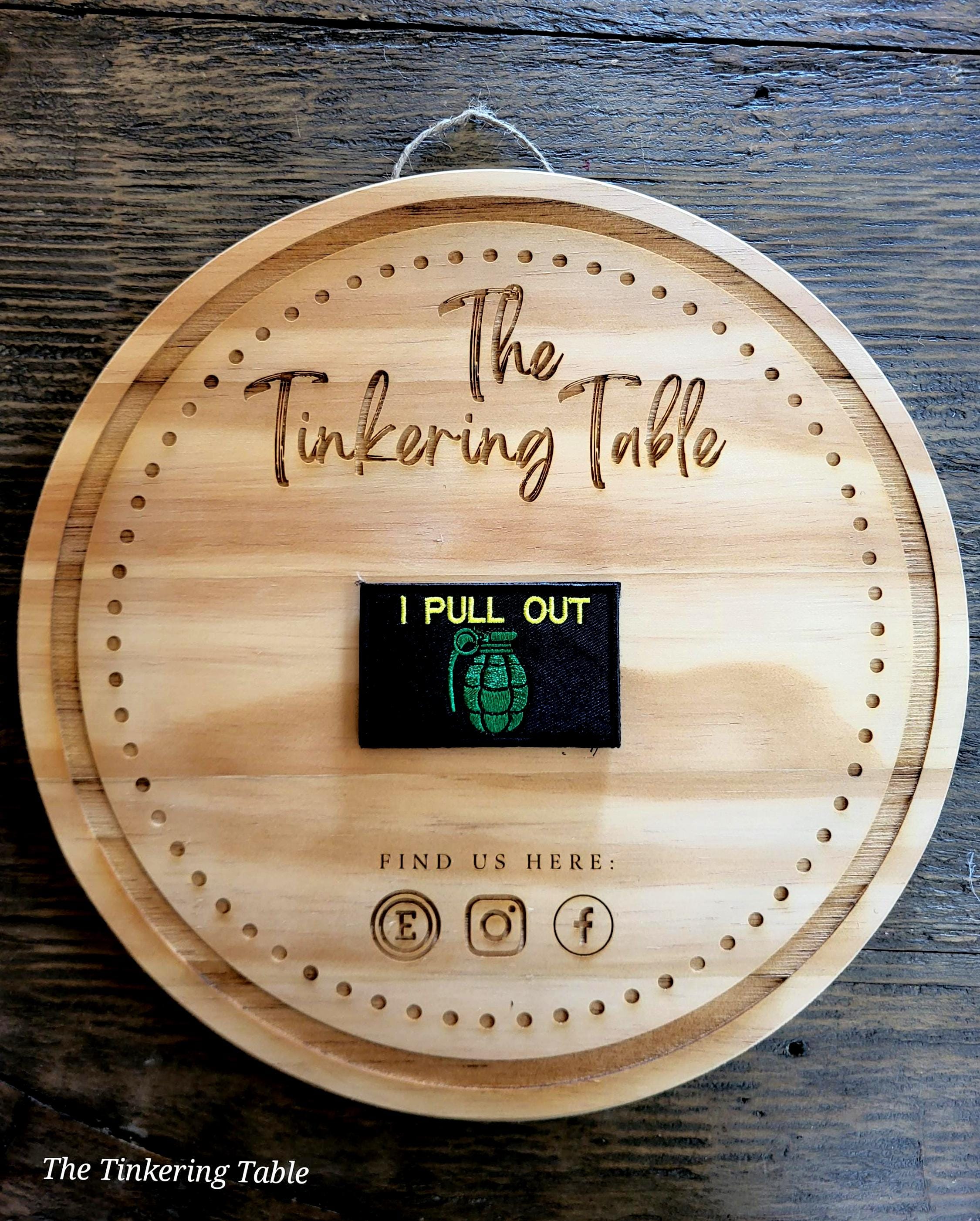 I PULL OUT Tactical Morale Patch Hook and Loop - Etsy