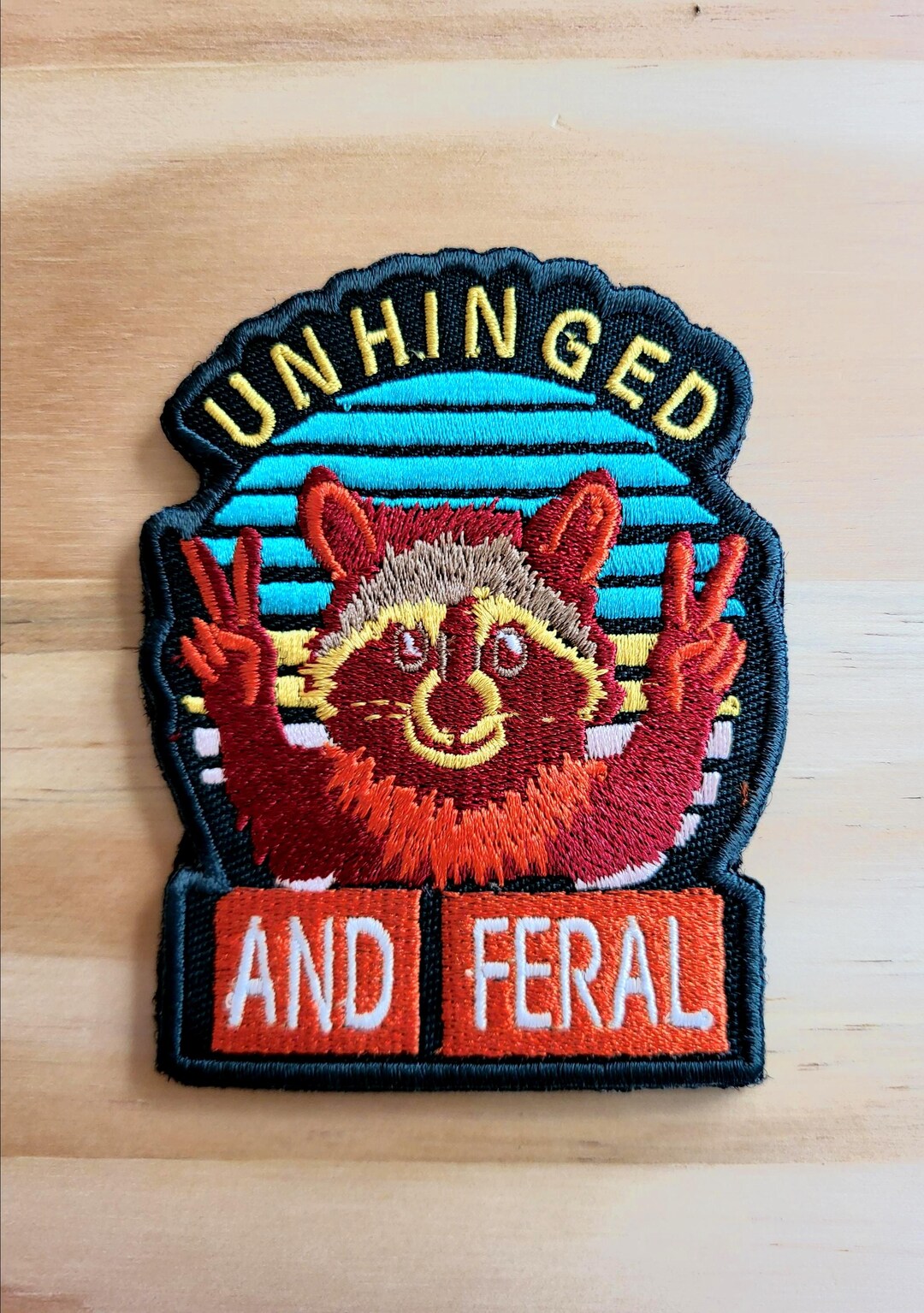 UNHINGED AND FERAL Tactical Morale Patch Hook and Loop - Etsy