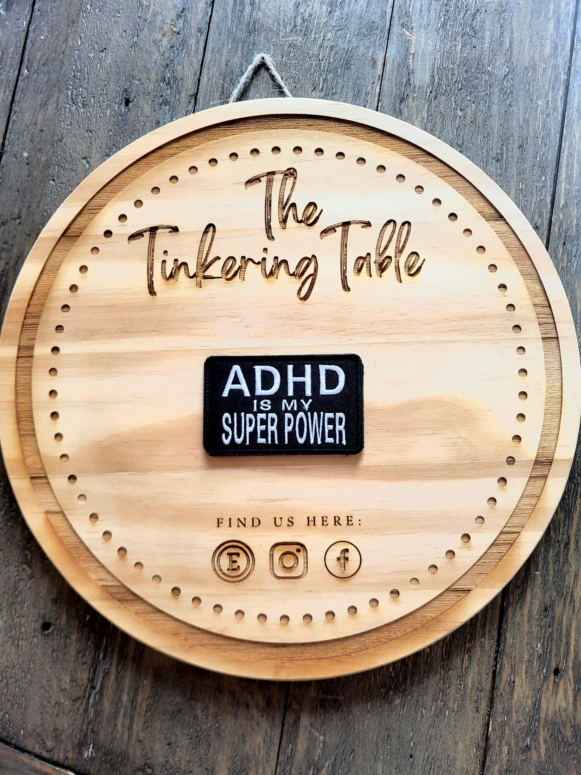 ADHD SUPERPOWER Tactical Morale Patch Hook and Loop - Etsy